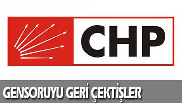 CHP, gensoruyu geri çekti