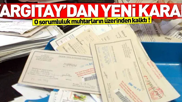 Yargıtay'dan yeni karar