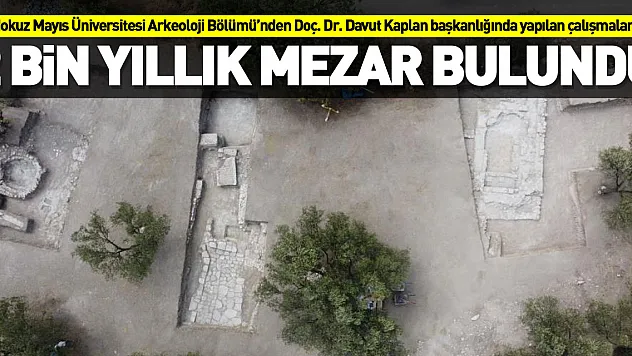 2 bin yıllık mezar bulundu