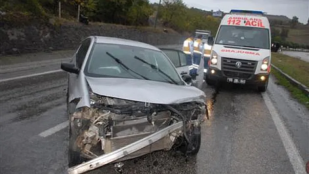 Samsun'sa Trafik Kazası:1 Yaralı