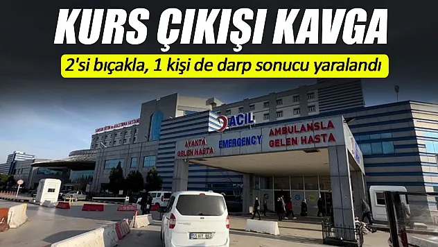 Kurs çıkışı kavga