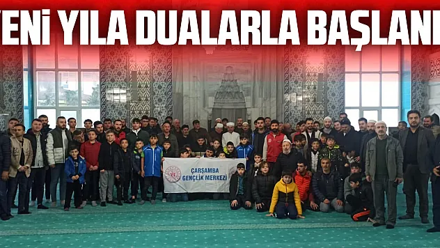 YENİ YILA DUALARLA BAŞLANDI