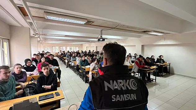 Gençlere 'uyuşturucu bağımlılığı' anlatıldı