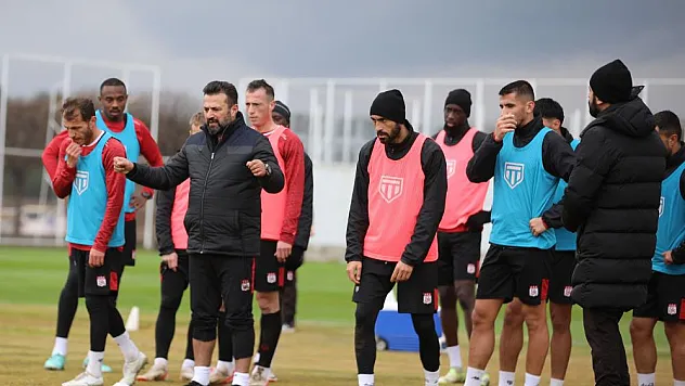 Sivasspor maça hazırlanıyor