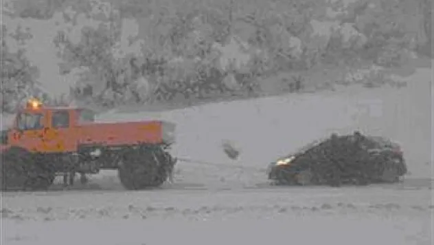 Doğu Karadeniz'de kar yağışı