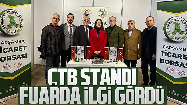 ÇTB standı fuarda ilgi gördü