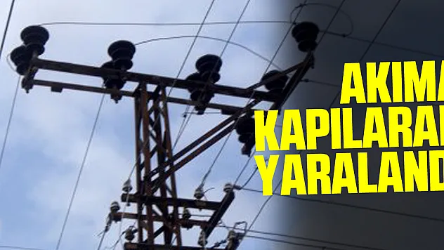 Akıma kapılarak yaralandı