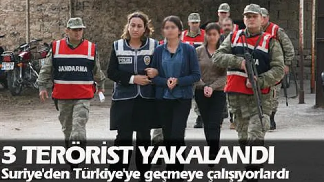 3 terörist yakalandı
