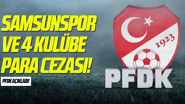 PFDK'dan 5 Süper Lig kulübüne para cezası