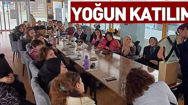 Yoğun katılım