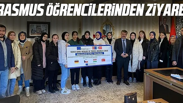 Erasmus öğrencilerinden ziyaret