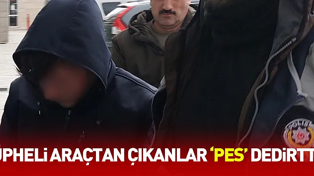 Şüpheli araçtan çıkanlar 'pes' dedirtti