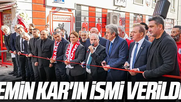 Emin Kar'ın ismi verildi