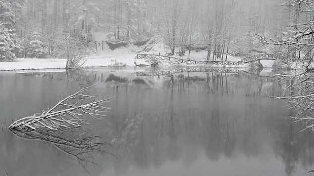 Düzce'de kar yağışı etkili oldu