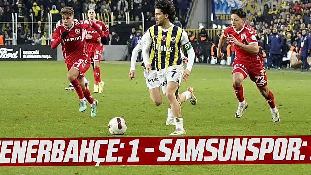 Fenerbahçe: 1 - Samsunspor: 1