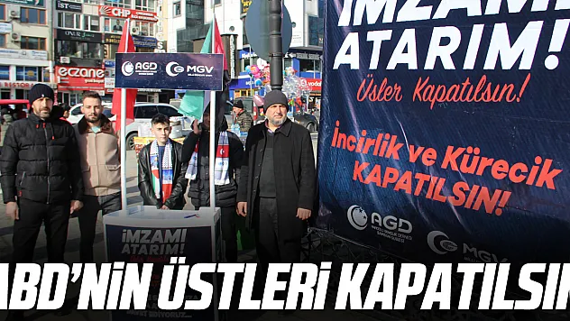 Semiz 'ABD'nin üstleri kapatılsın'