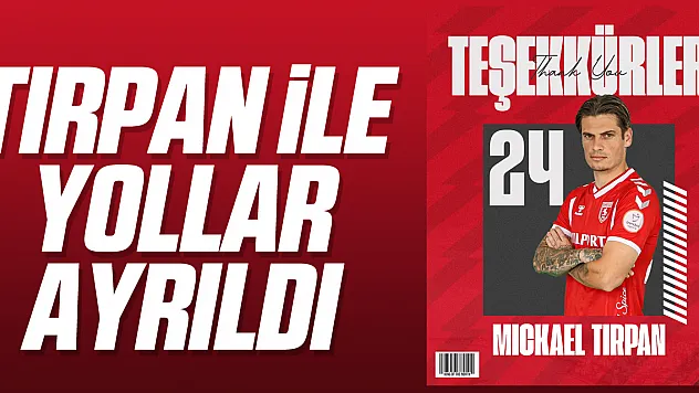 Tırpan ile yollar ayrıldı