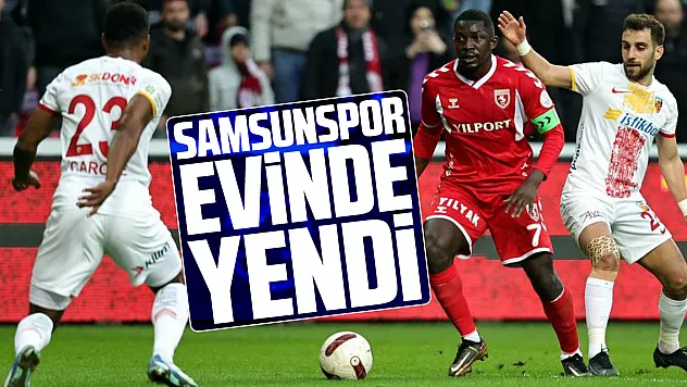 Samsunspor Evinde Yendi