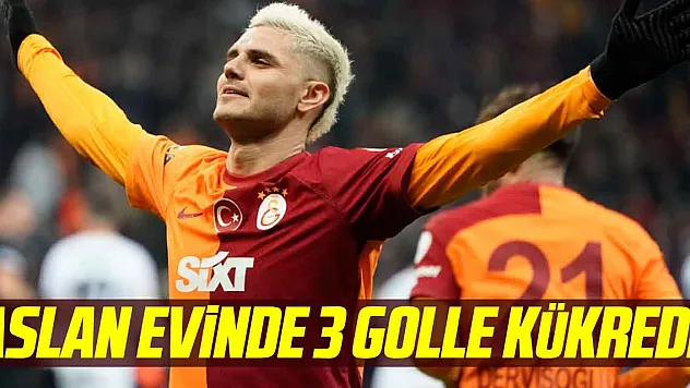 ASLAN EVİNDE 3 GOLLE KÜKREDİ!