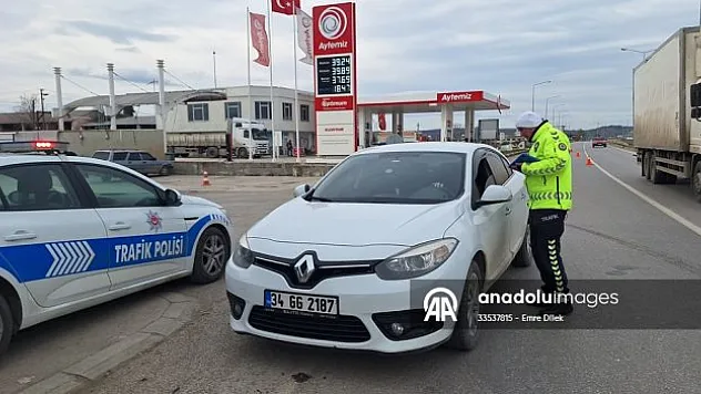 Bafra'da 164 araç denetlendi