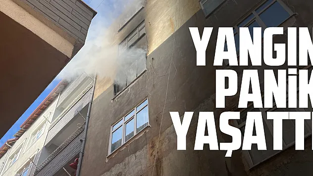 Yangın panik yaşattı