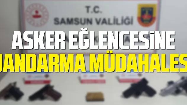Asker Eğlencesine Jandarma Müdahalesi