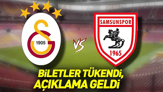 BİLETLER TÜKENDİ, AÇIKLAMA GELDİ