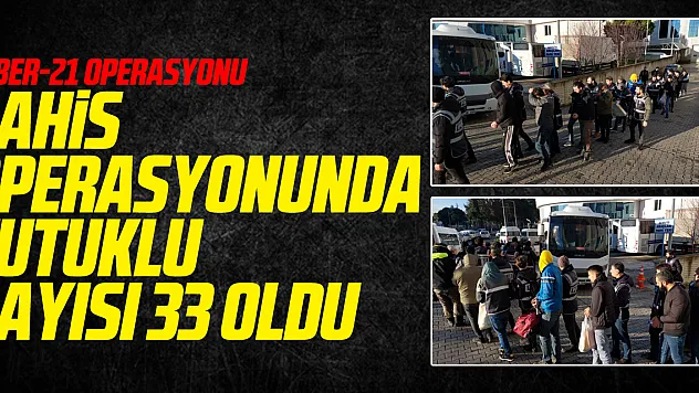 Bahis Operasyonunda Tutuklu Sayısı 33 oldu