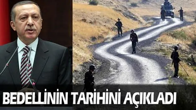 Bedellinin tarihini açıkladı