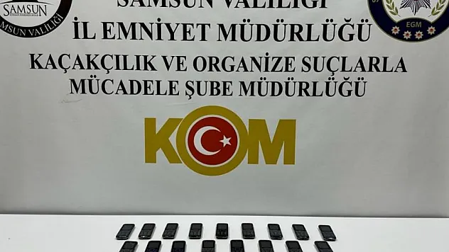 Gümrük kaçağı cep telefonu ele geçirildi