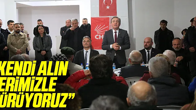 'KENDİ ALIN TERİMİZLE YÜRÜYORUZ'
