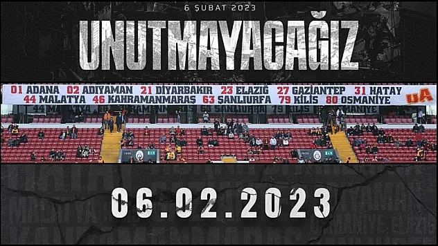 3 büyük takımdan anlamlı anma