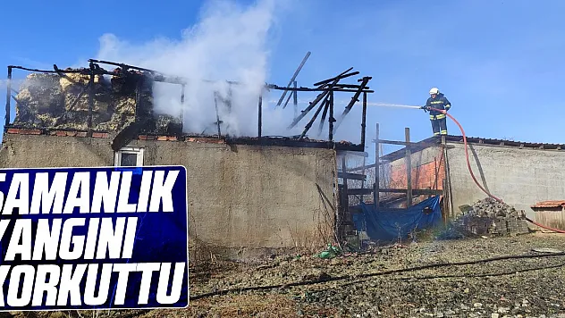 Samanlık Yangını Korkuttu