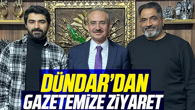Dündar'dan Gazetemize ziyaret