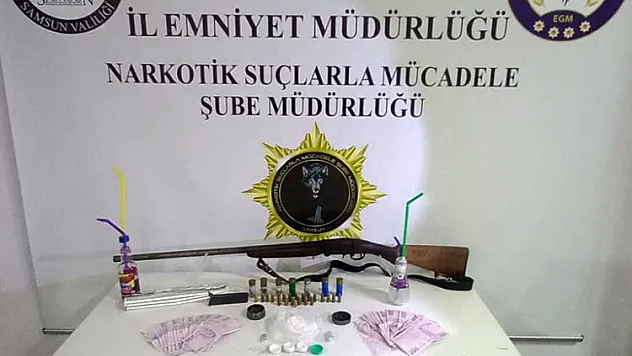 Samsun'da uyuşturucu operasyonu