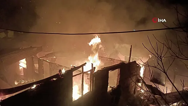 EVDE ÇIKAN YANGINDA BİR KİŞİ ÖLDÜ