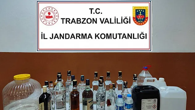 SAHTE İÇKİ ELE GEÇİRİLDİ