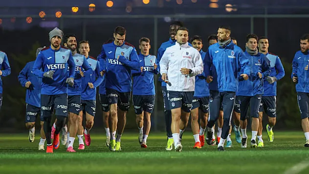 Trabzonspor maç hazırlıklarına devam