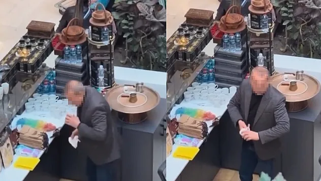 tükürmesiyle gündeme gelen işletmeci konuştu