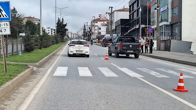 Yaşlı kadın yaralandı