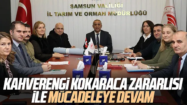 Kahverengi Kokarca Zararlısı ile Mücadeleye Devam