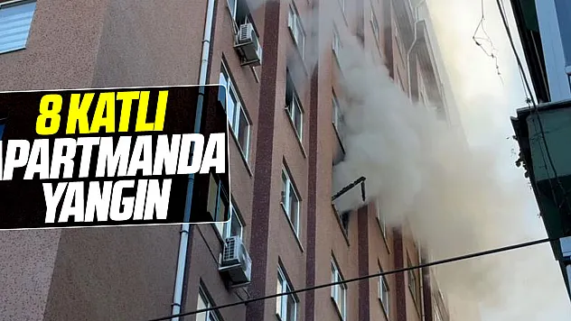 8 KATLI APARTMANDA YANGIN