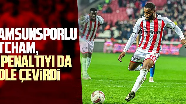 Samsunsporlu Ntcham, 4 penaltıyı da gole çevirdi