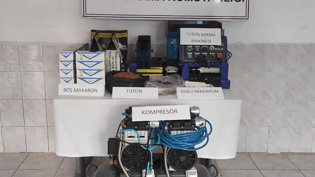 KAÇAK TÜTÜN SATICILARINA BASKIN