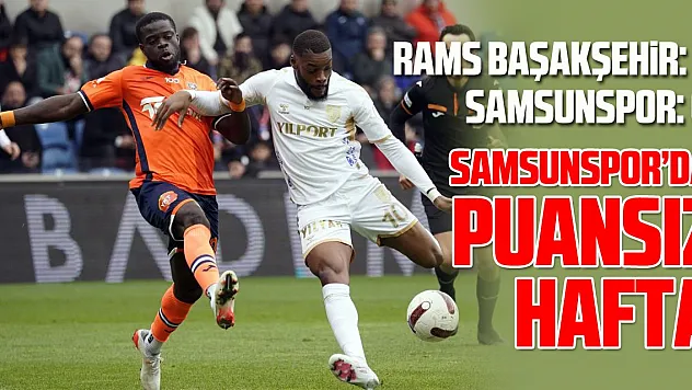 Trendyol Süper Lig: RAMS Başakşehir: 1 - Samsunspor: 0 (Maç sonucu)