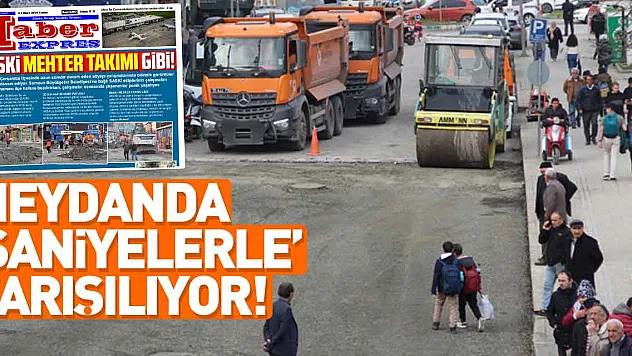 Meydanda 'saniyelerle' yarışılıyor!