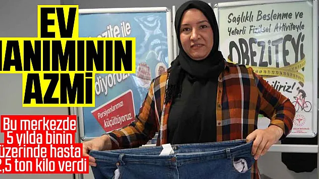 EV HANIMININ AZMİ: 6 AYDA 25 KİLO VERDİ