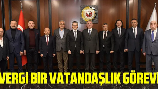 'Vergi bir vatandaşlık görevi'