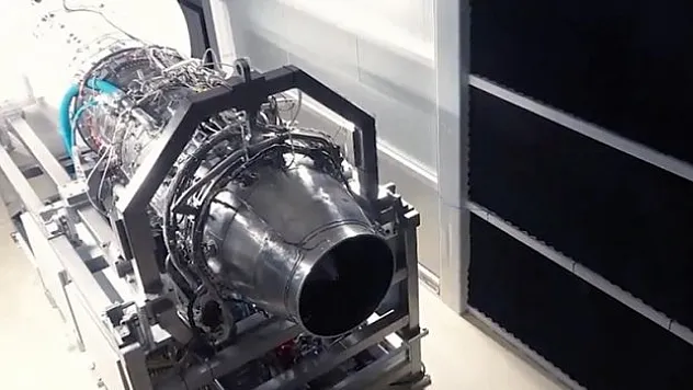 Uçak motoru TF6000 havalandı