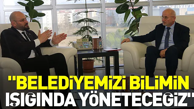 Serhat Türkel, 'Belediyemizi bilimin ışığında yöneteceğiz'
